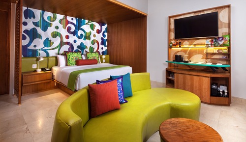 Habitación estándar, 1 cama de matrimonio grande, balcón, vistas al jardín