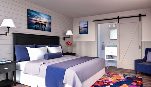 Habitación estándar, 1 cama de matrimonio grande, vistas al lago
