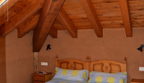 Habitación con 2 camas individuales, vistas a la montaña