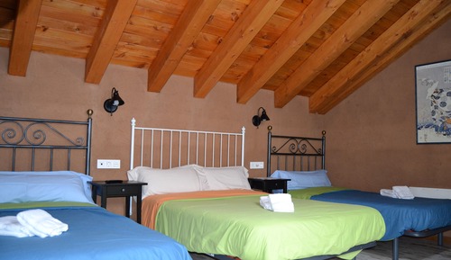 Habitación familiar, vistas a la montaña