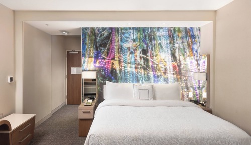 Habitación, 1 cama de matrimonio grande con sofá cama