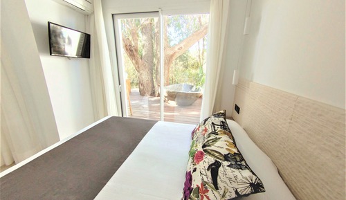 Habitación estándar doble, terraza, vistas al jardín