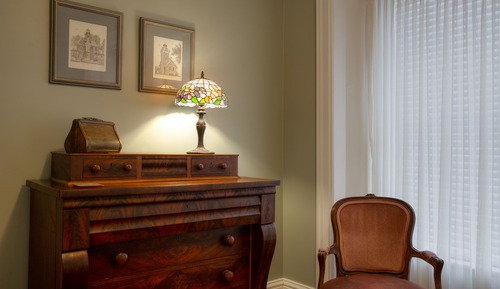 Suite de lujo, 1 cama de matrimonio, chimenea, vistas al jardín