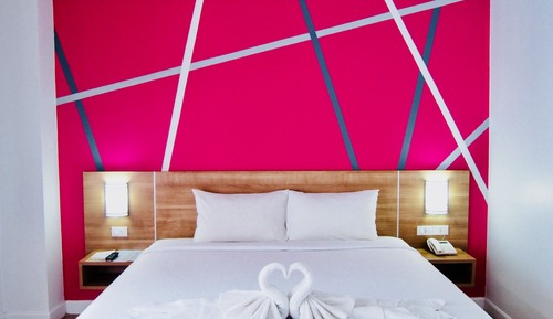 Habitación superior, 1 cama de matrimonio grande, no fumadores, vistas a la ciudad