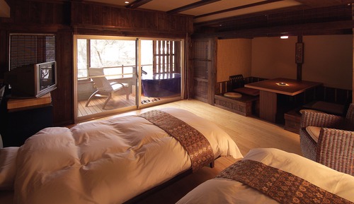Habitación tradicional, no fumadores (Japanese Style Twin Hot Spring 315)