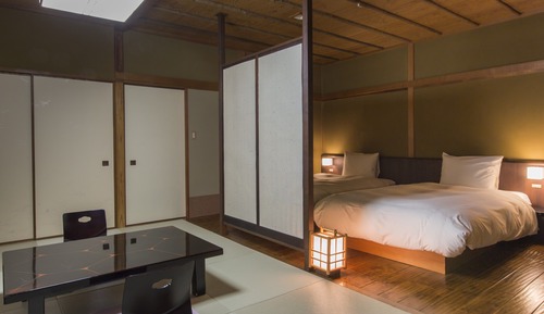 Habitación cuádruple, no fumadores (Main Bdg BOTAN, Partial Open-air Bath)