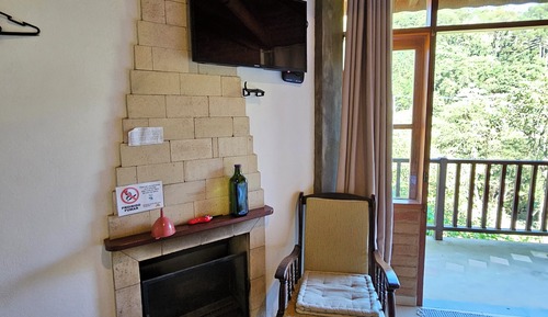 Habitación económica doble de uso individual, vistas al jardín