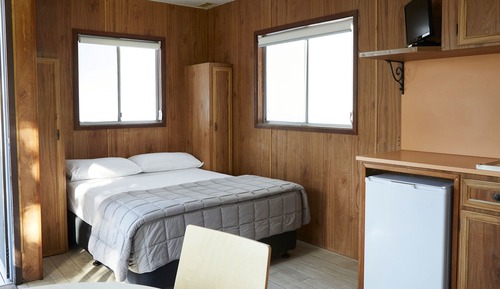 Cabaña básica, 1 habitación, cocina básica