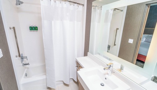 Suite, 1 cama de matrimonio grande con sofá cama, no fumadores (Mobility Accessible, Roll-in Shower)