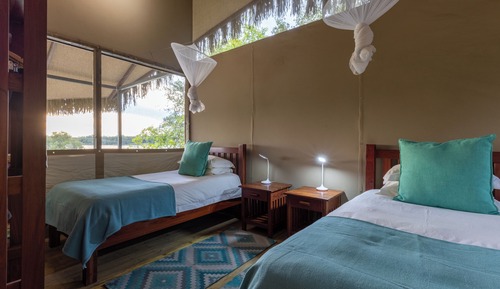 Suite, 2 habitaciones, vistas al río, en la zona del jardín
