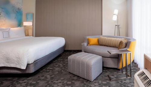 Suite, 1 cama de matrimonio grande con sofá cama, vistas a la ciudad