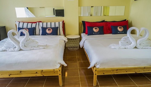 Habitación familiar doble, 2 camas de matrimonio