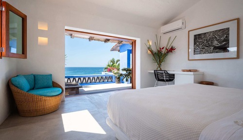 Habitación Deluxe, varias camas, vistas al mar (Casa Azul 5 Rooms)
