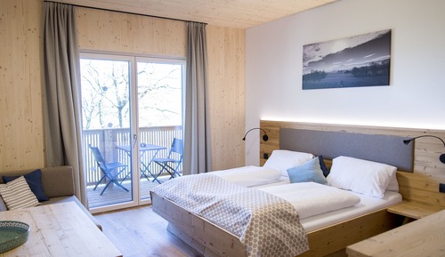 Habitación Deluxe doble, balcón, vistas al jardín