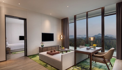 Suite panorámica, 1 cama de matrimonio grande