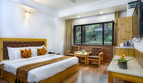 Habitación, vistas al jardín