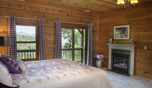 Habitación Premium, varias camas, balcón, vistas a la montaña
