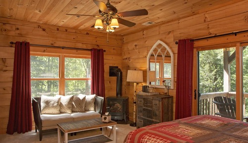 Habitación panorámica, 1 cama de matrimonio, balcón, vistas a la montaña