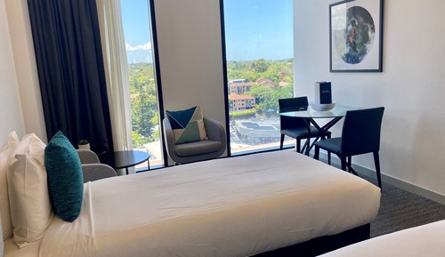 Habitación Deluxe con 1 cama doble o 2 individuales, vistas a la montaña