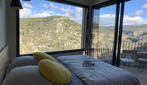 Casa de campo panorámica, baño privado, vistas al jardín (L'ANNESQUE)
