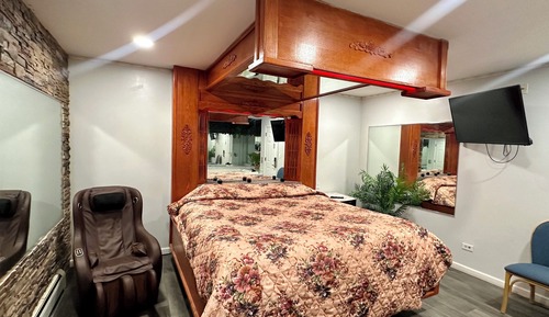Habitación, 1 cama de matrimonio grande, no fumadores, bañera de hidromasaje