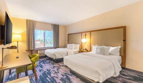 Habitación, 2 camas de matrimonio, no fumadores