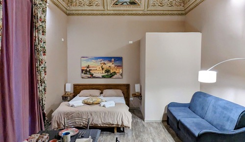 Habitación cuádruple superior, 1 cama de matrimonio con sofá cama