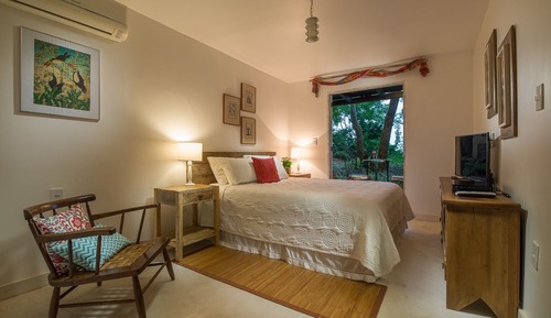 Bungalow, vistas al jardín