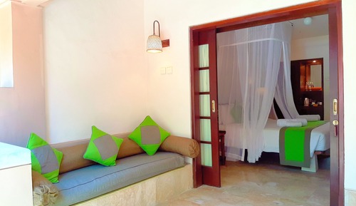 Habitación estándar doble, patio
