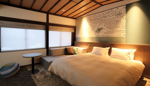 Habitación tradicional doble (Japanese, Shared Hot Spring Access)