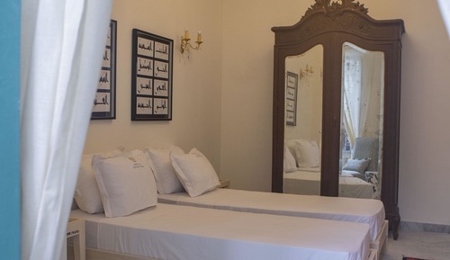 Habitación doble, baño privado