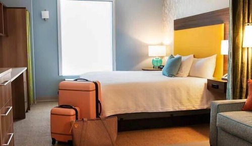 Estudio, 1 cama de matrimonio grande, accesible para personas con discapacidad (Hearing)