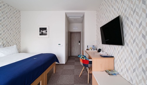 Habitación Deluxe con 1 cama doble o 2 individuales, accesible para personas con discapacidad