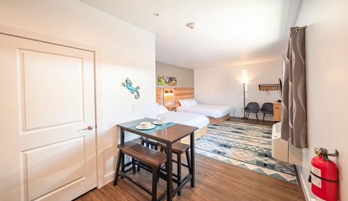 Suite estudio, 2 camas de matrimonio