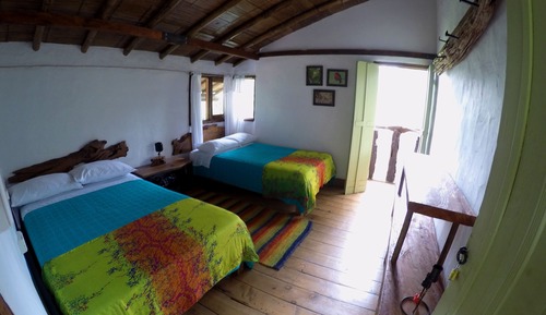 Habitación tradicional con 2 camas individuales, vistas a la montaña (Azulejo)