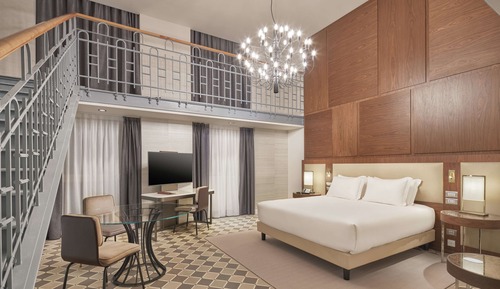 Suite junior, 1 cama de matrimonio grande con sofá cama (Historical Room)