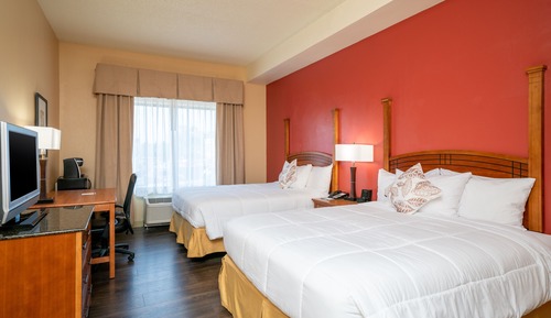 Habitación básica, 2 camas de matrimonio