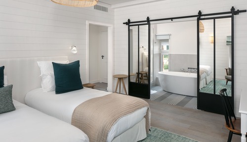 Habitación Deluxe con 1 cama doble o 2 individuales, vistas parciales al mar (Poternes)