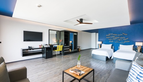 Habitación Premier con 1 cama doble o 2 individuales