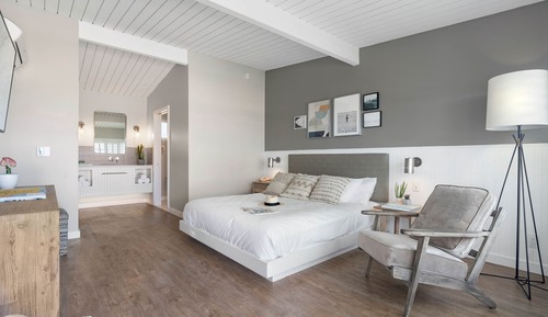 Habitación, 1 cama de matrimonio grande, vistas al mar