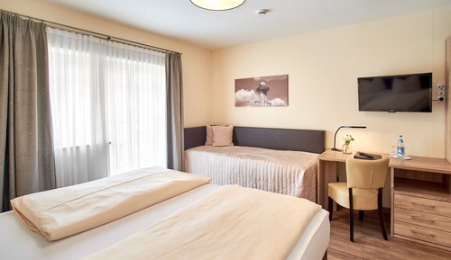 Habitación Confort doble, balcón (Storchennest)
