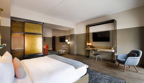 Habitación Deluxe, 1 cama de matrimonio grande con sofá cama, no fumadores