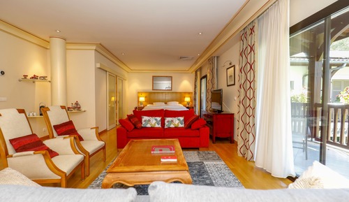 Suite ejecutiva, no fumadores, vistas al parque