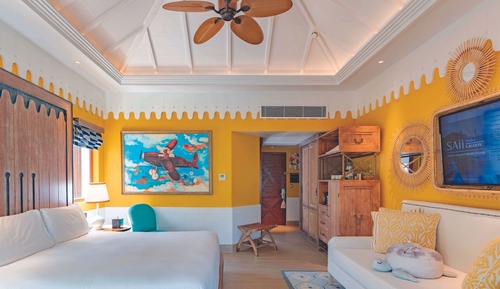 Villa Grand, 1 cama de matrimonio grande (GRAND BEACH VILLA POOL)