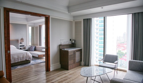 Suite Deluxe, 1 cama de matrimonio grande, no fumadores, vistas al río
