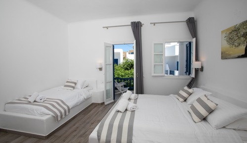 Habitación familiar, 2 habitaciones, vistas al jardín
