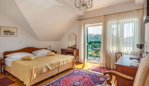 Habitación Confort doble, balcón, vistas al lago