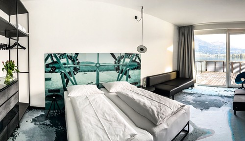 Habitación doble superior, balcón, junto al lago