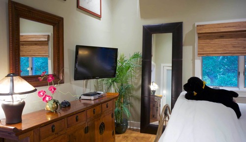 Suite de lujo, 1 cama de matrimonio grande con sofá cama, balcón