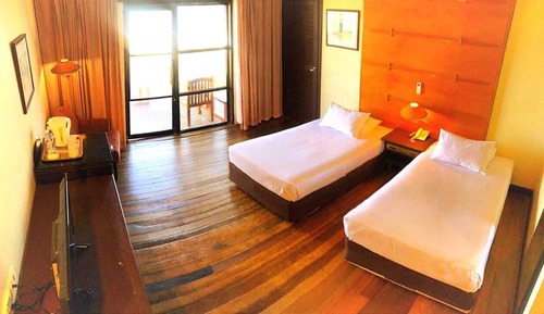 Habitación Deluxe con 2 camas individuales, vistas al mar